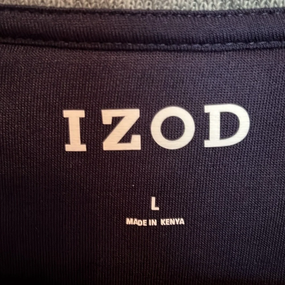 NWT Izod Fleece Lined Quarter Zip Pullover - Picture 5 of 10